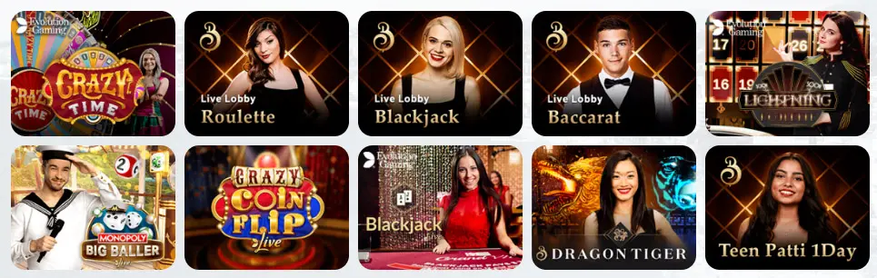 Giochi da casinò live BET24STAR CASINO