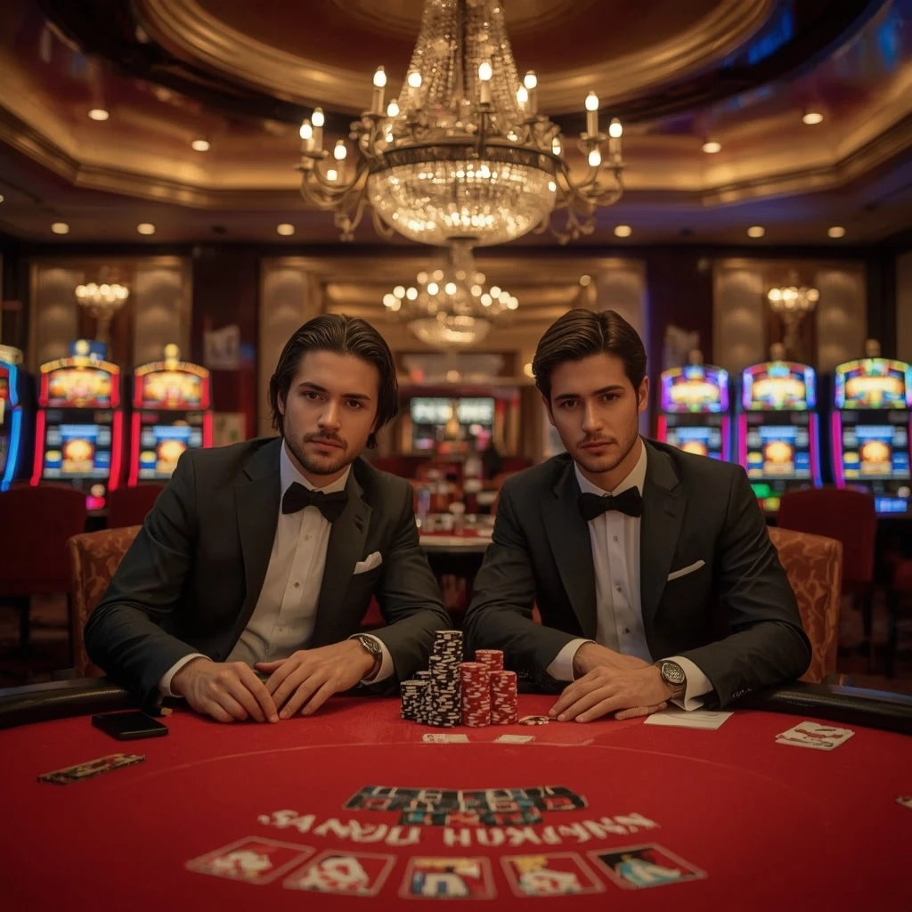 Due giocatori di poker al BET24STAR CASINO